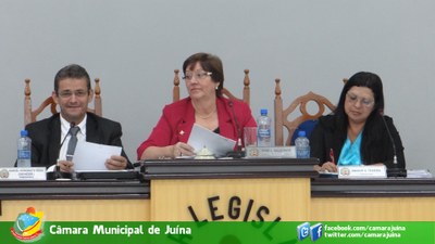 Mesa diretora Câmara Municipal de Juína