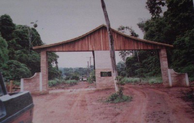 Entrada do Colégio Agrícola (hoje IFMT)