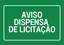 AVISO DE DISPENSA DE LICITAÇÃO