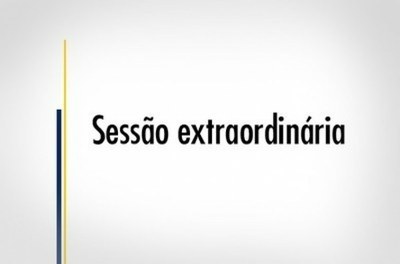 Aviso: Sessão Extraordinária