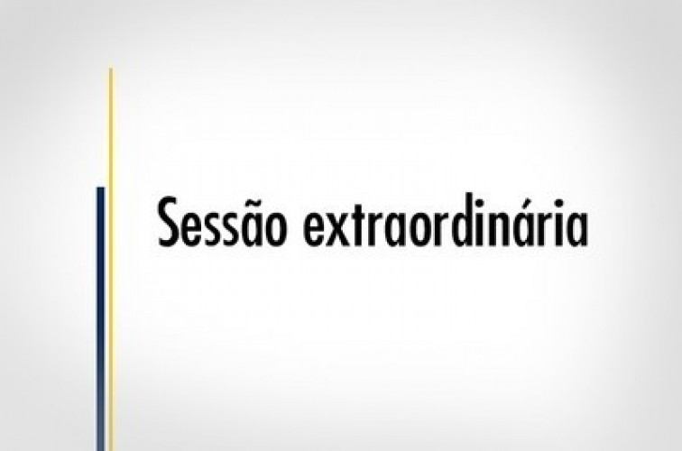 Aviso: Sessão Extraordinária