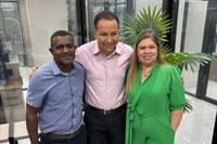 Câmara de Juína se reúne com Assessor da SES para tratar sobre a liberação da Emenda Parlamentar destinada ao município.