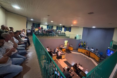 Câmara Municipal de Juína realiza Audiência Pública para discutir o Novo Plano Diretor Municipal.