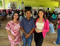 Câmara Municipal prestigia Encontro Mulher Rural na Comunidade Santa Maria Bertilha.