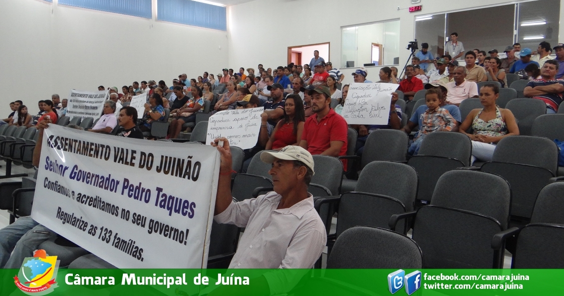 Câmara recebe reunião de assentados com Casa Civil