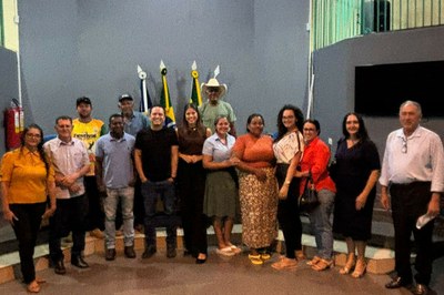 Vereadores recebem o Deputado Estadual Diego Guimarães e Associação Abrace Um Pet.